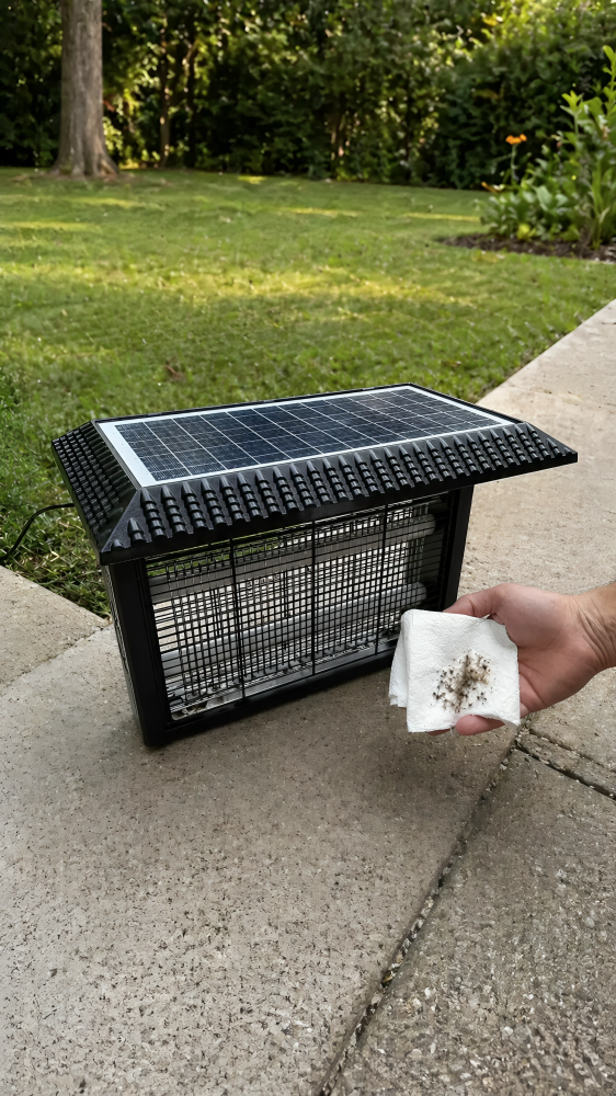 Solar Bug Zapper customer review Angela M.